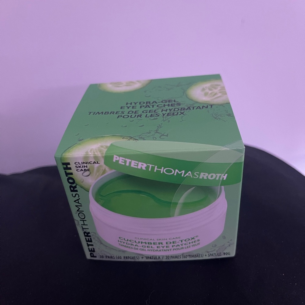 Unopened Peter Thomas Roth Cucumber De-Tox Hydra Gel Eye Patches (30 pairs)